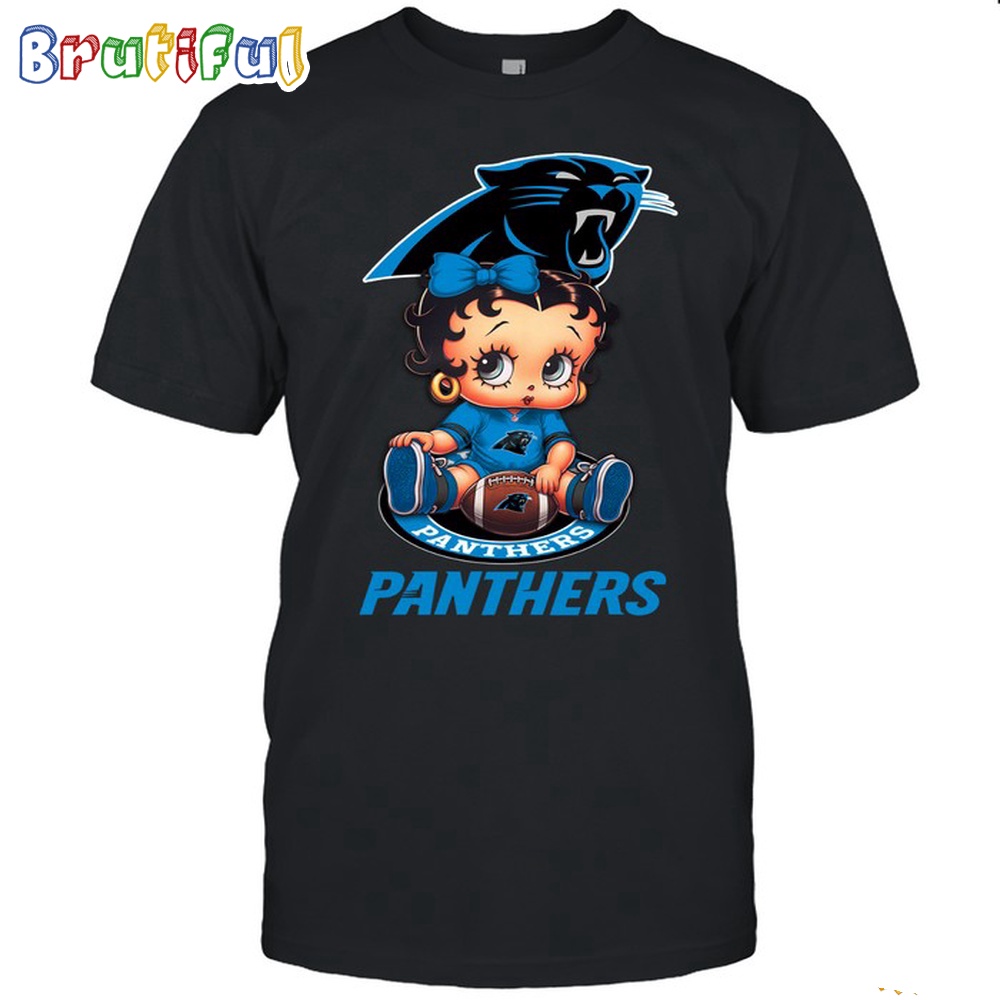 NFL Carolina Panthers T Shirt Betty Boop Football Tshirt