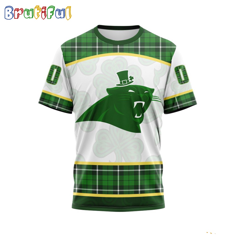 NFL Carolina Panthers T Shirt Special Design For St Patrick Day 1