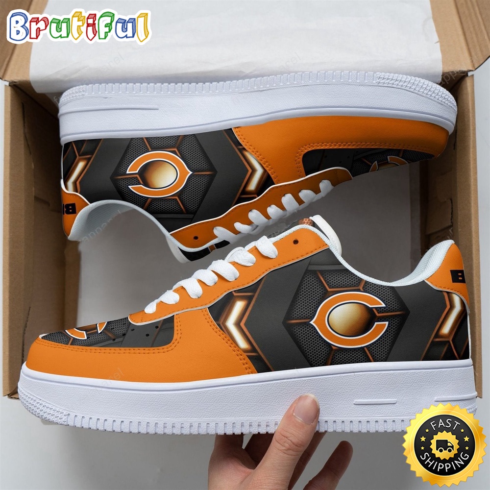 NFL Chicago Bears Air Force 1 Shoes Football Sports Shoes 1