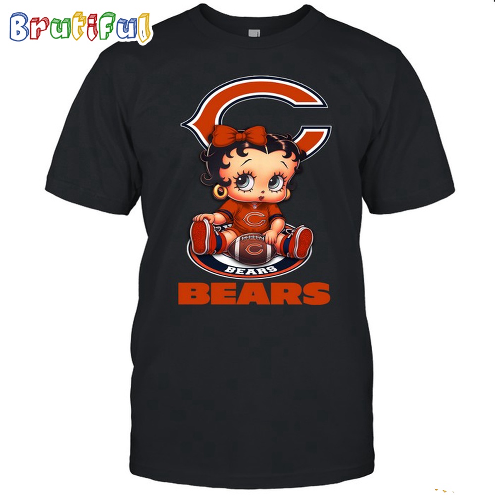 NFL Chicago Bears T Shirt Betty Boop Football Tshirt