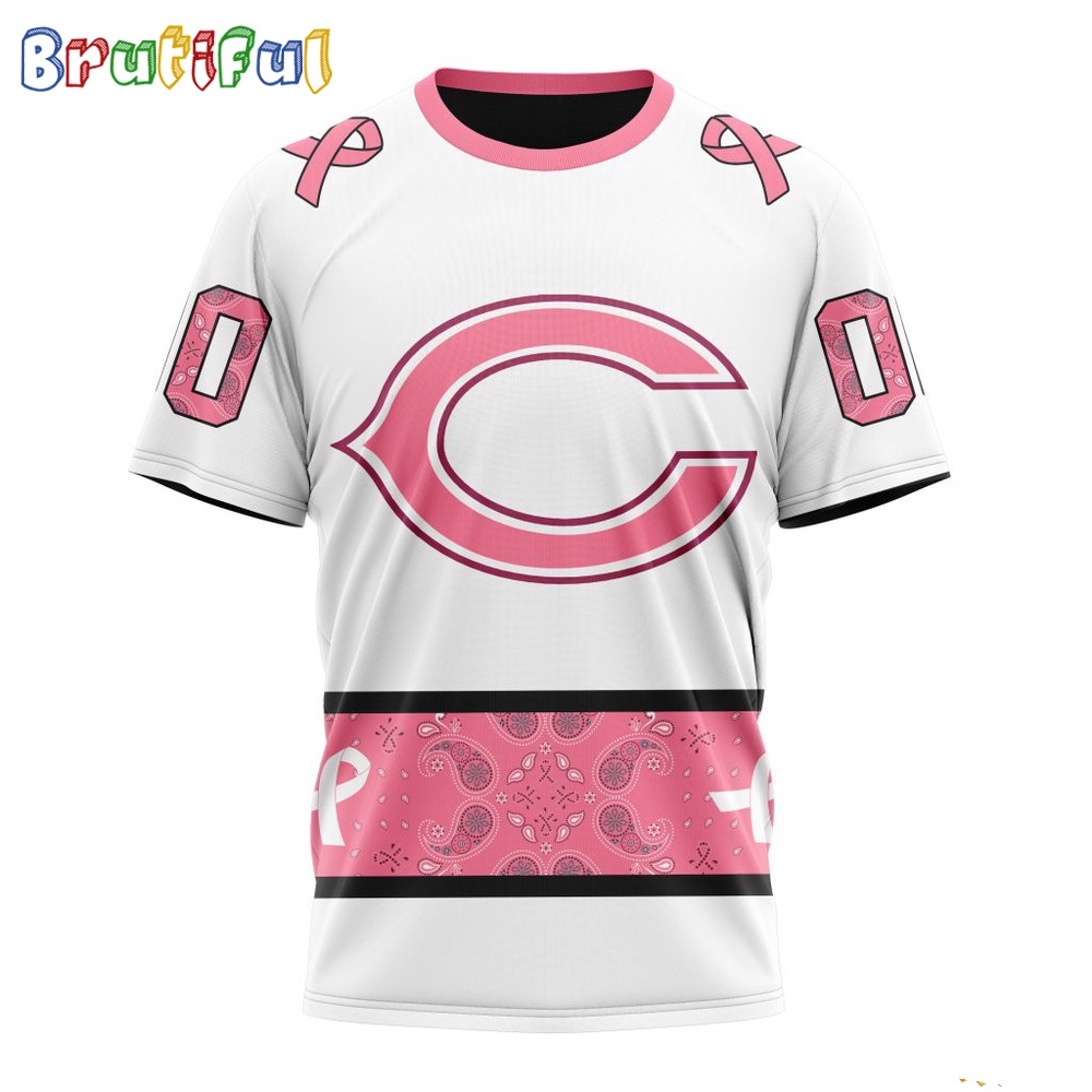 NFL Chicago Bears T Shirt Special Pink Design Fight Breast Cancer 1