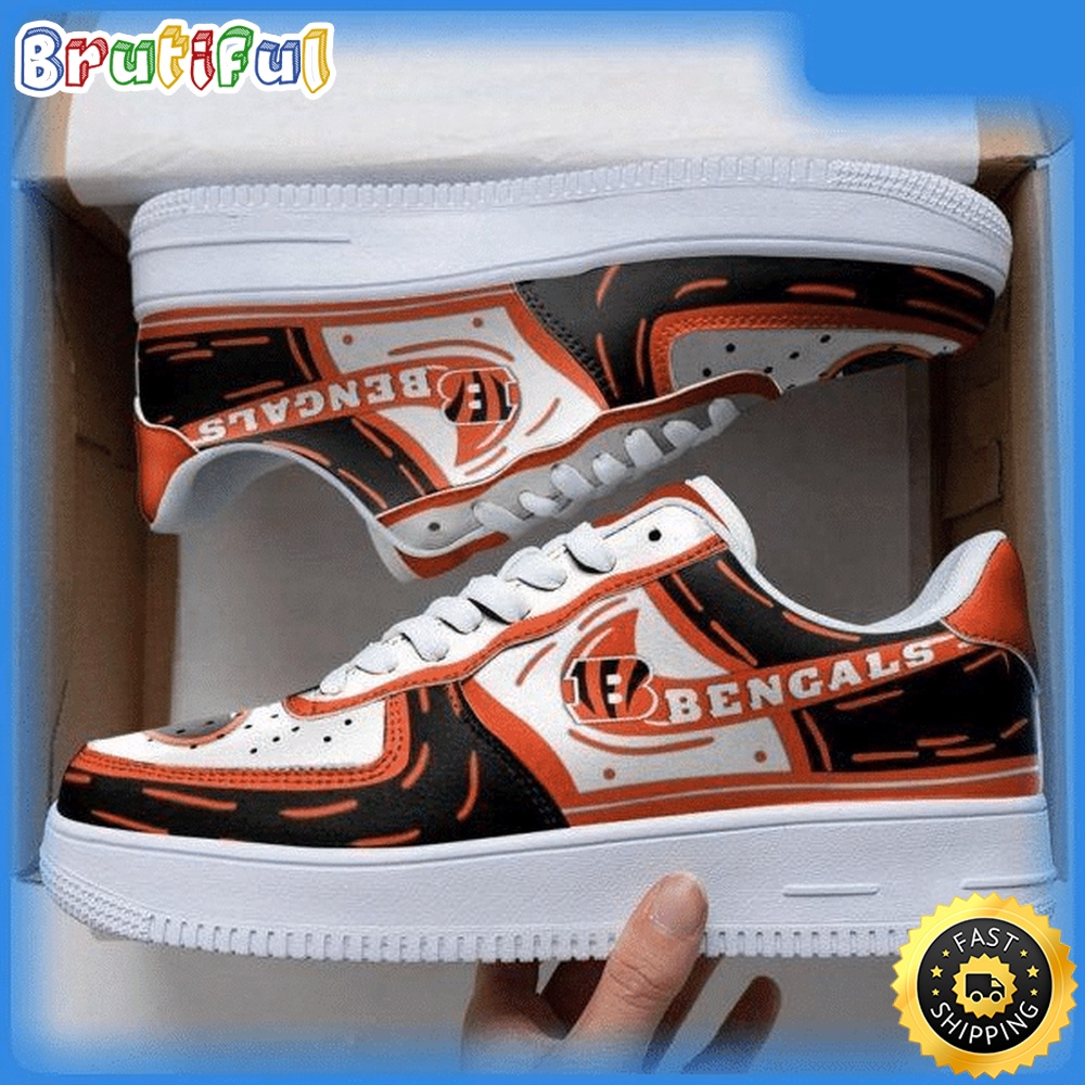 NFL Cincinnati Bengals Air Force 1 Shoes Sneaker Trending For Fans 1