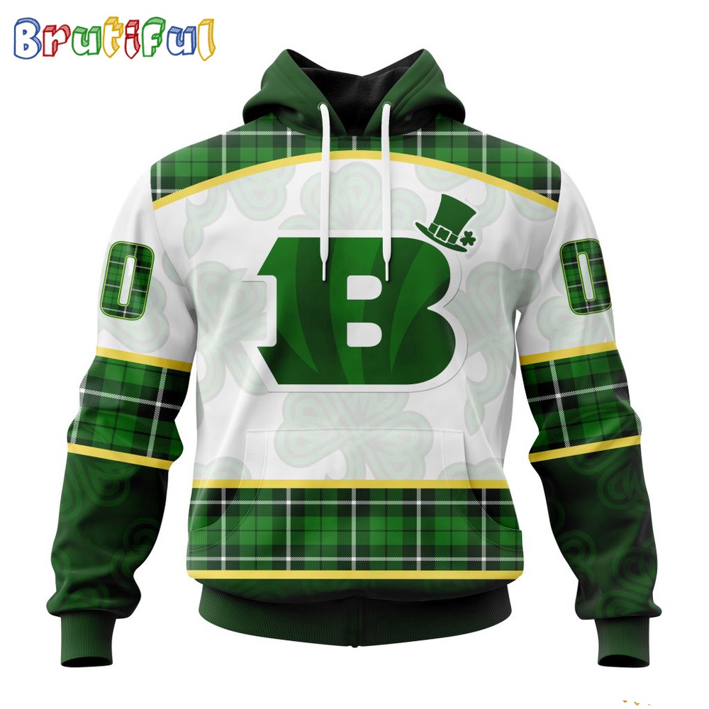 NFL Cincinnati Bengals Hoodie Special Design 3D Hoodie St Patrick Day 1