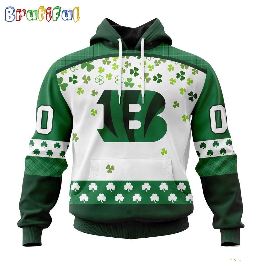 NFL Cincinnati Bengals Hoodie Special Design For St Patrick Day 1