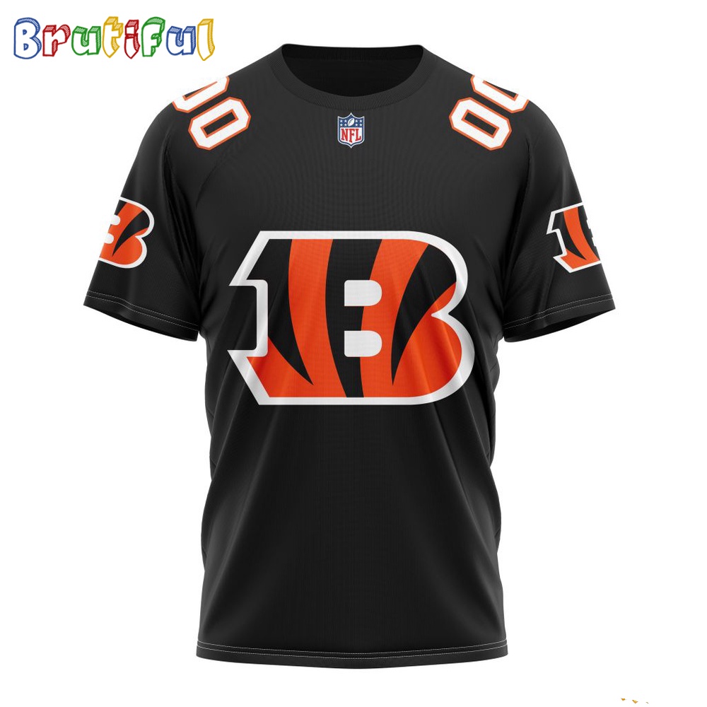 NFL Cincinnati Bengals T Shirt 2024 Personalized Name And Number Unisex T Shirt 1