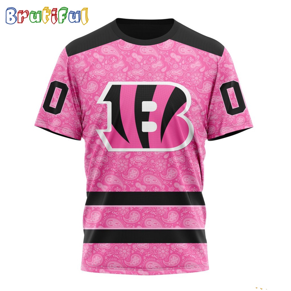 NFL Cincinnati Bengals T Shirt Special Pink T Shirt Design Fight Breast Cancer 1