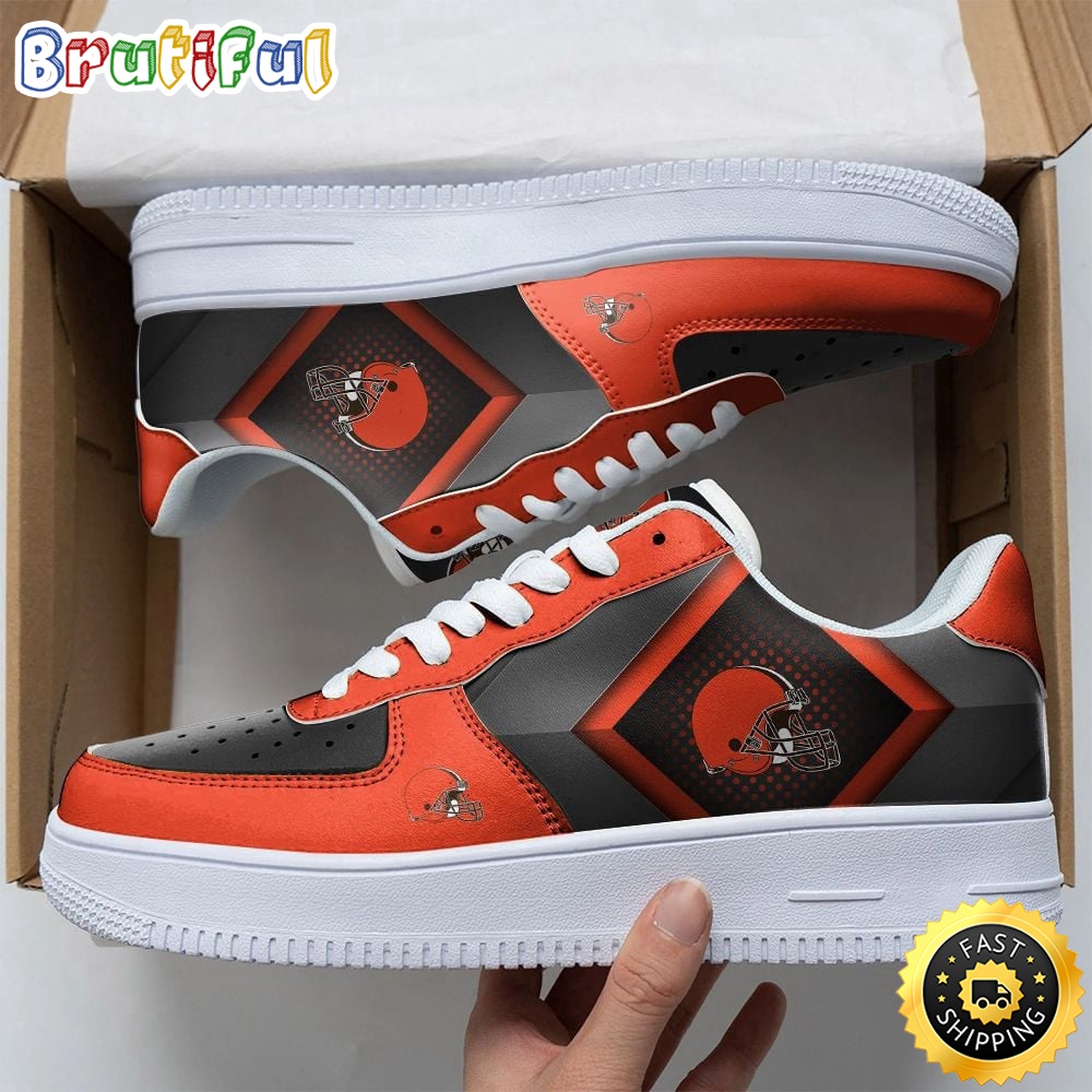 NFL Cleveland Browns Air Force 1 Shoes Chic AF1 Collection 1