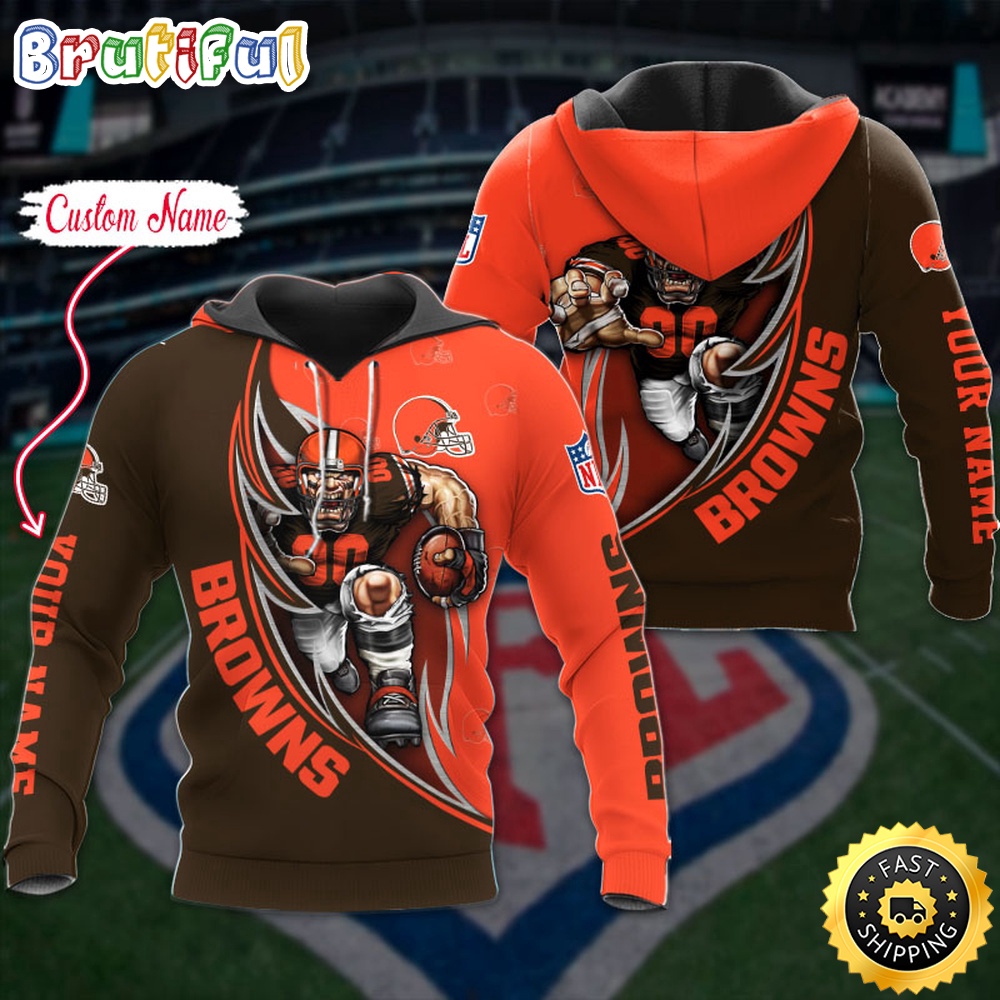 NFL Cleveland Browns Hoodie Damn Right Sport Hoodie