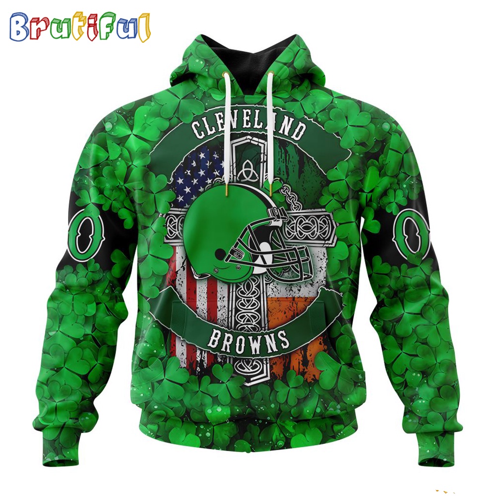 NFL Cleveland Browns Hoodie Special Design Hoodie St Patrick Day 1
