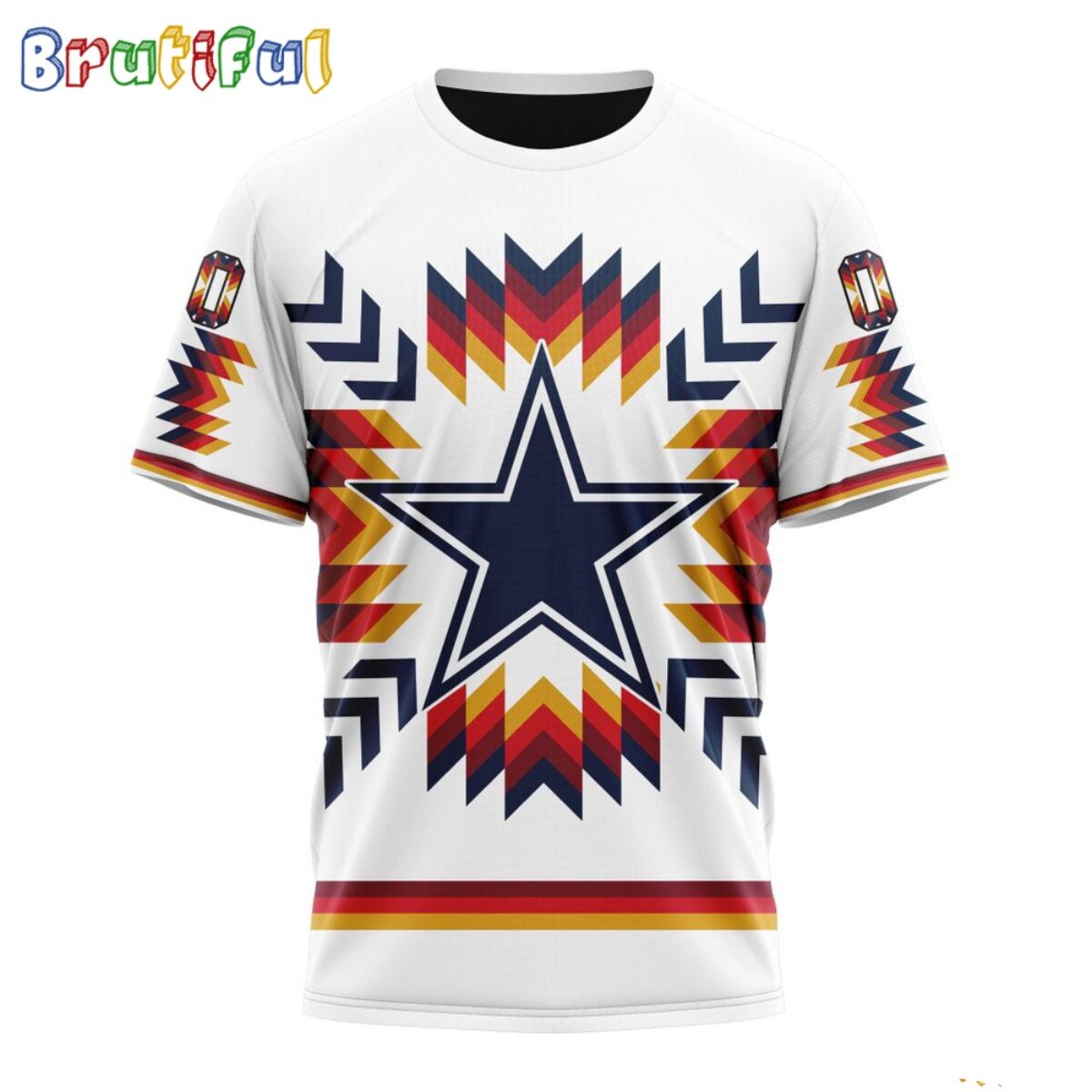 NFL COWBOYS  シャツ⁈ NFL Dallas Cowboys T-Shirt Special Design With Native Pattern
