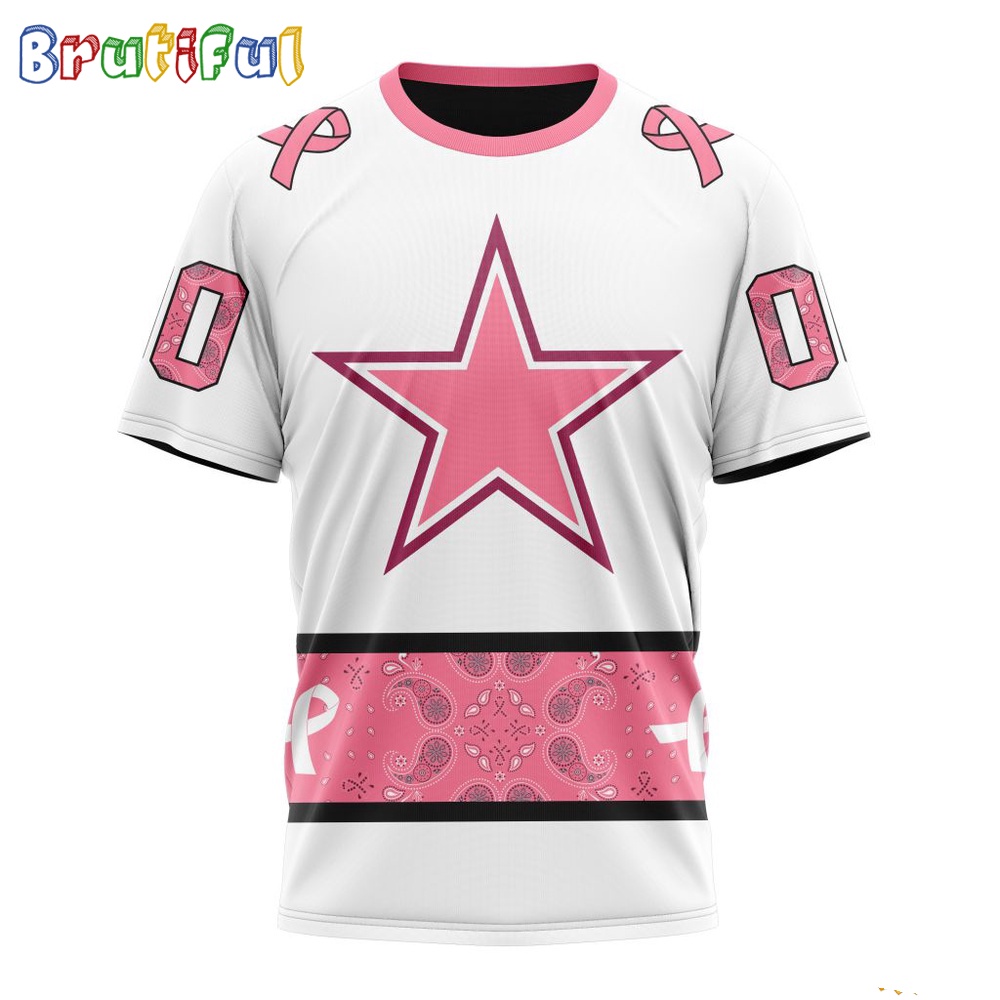 NFL Dallas Cowboys T Shirt Special Pink Design Fight Breast Cancer 1