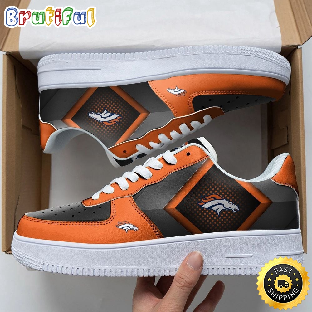 NFL Denver Broncos Air Force 1 Shoes Chic AF1 Collection 1