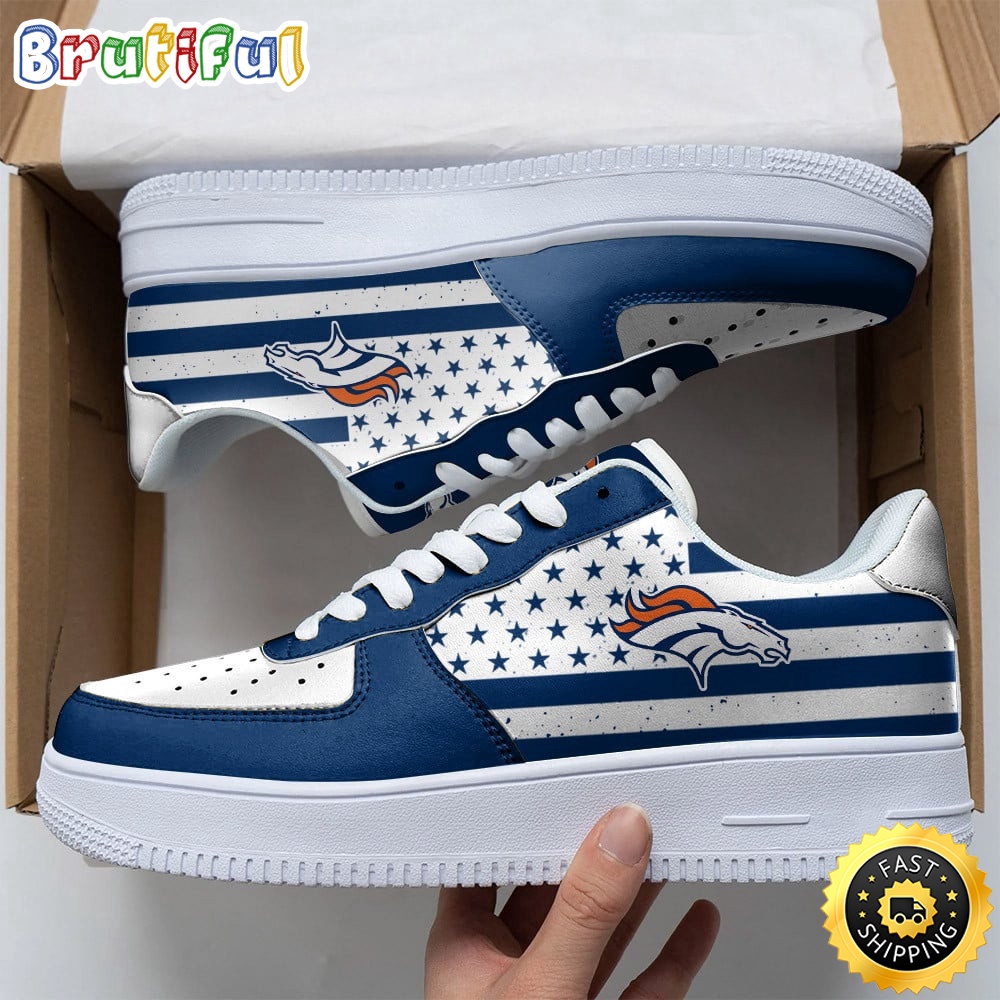NFL Denver Broncos Air Force 1 Shoes Urban Streetwear Shoes 1