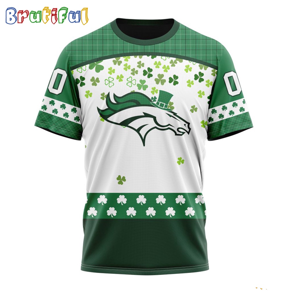 NFL Denver Broncos T Shirt Special Design T Shirt St Patrick Day 1