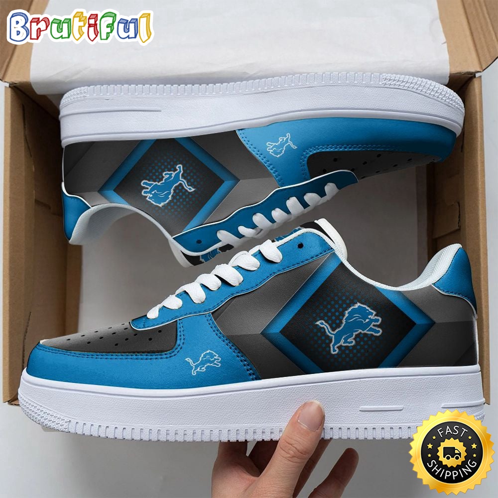 NFL Detroit Lions Air Force 1 Shoes Chic AF1 Collection 1
