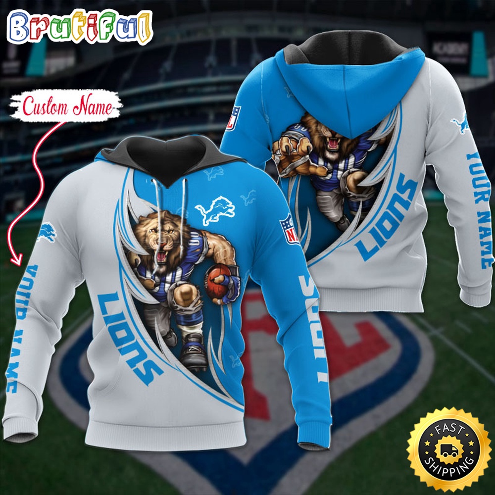 NFL Detroit Lions Hoodie Damn Right Sport Hoodie