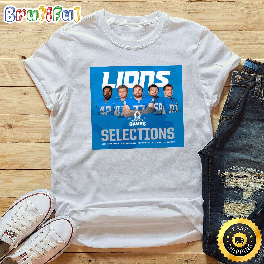 NFL Detroit Lions Pro Bowl 2024 T Shirt