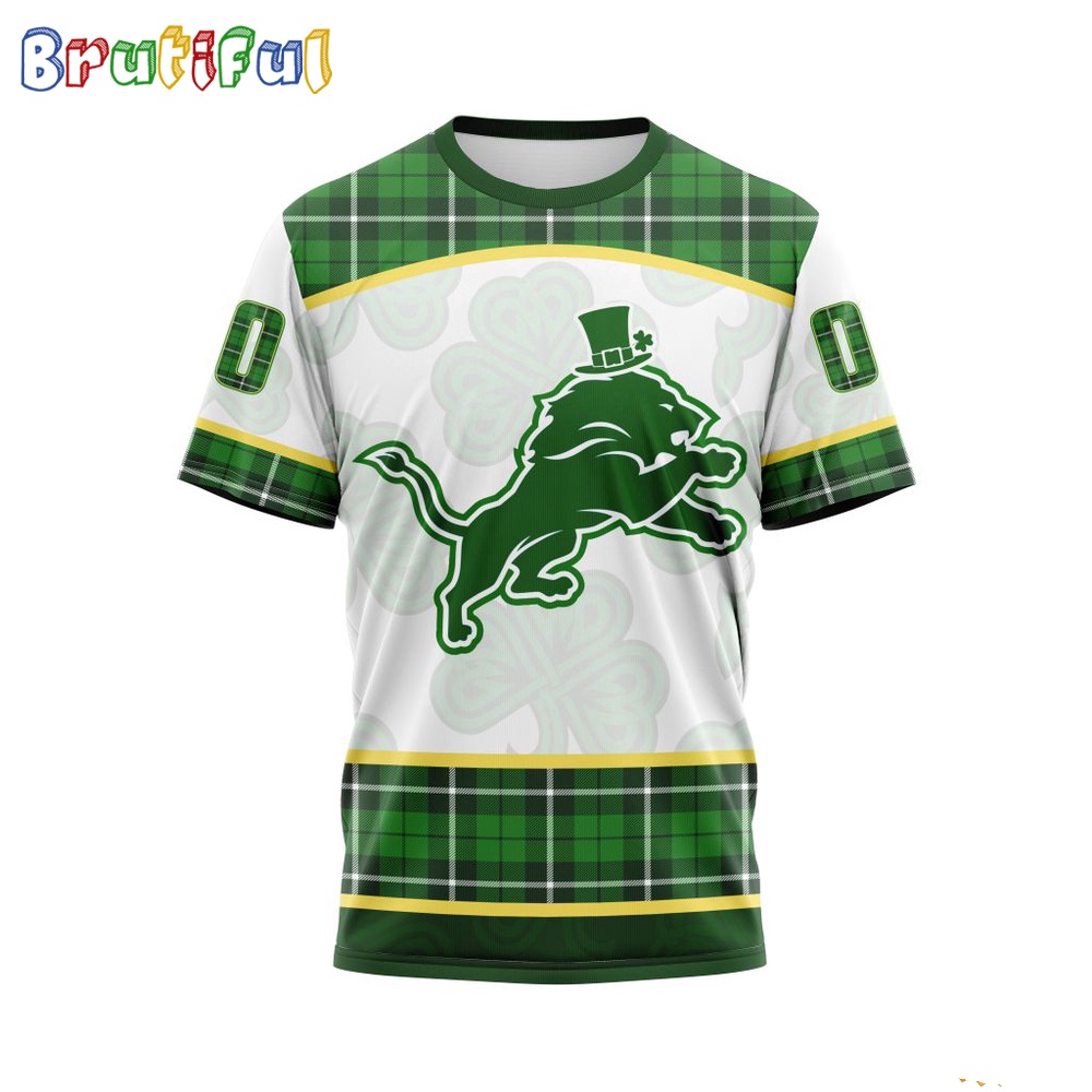 NFL Detroit Lions T Shirt Special Design For St Patrick Day 1