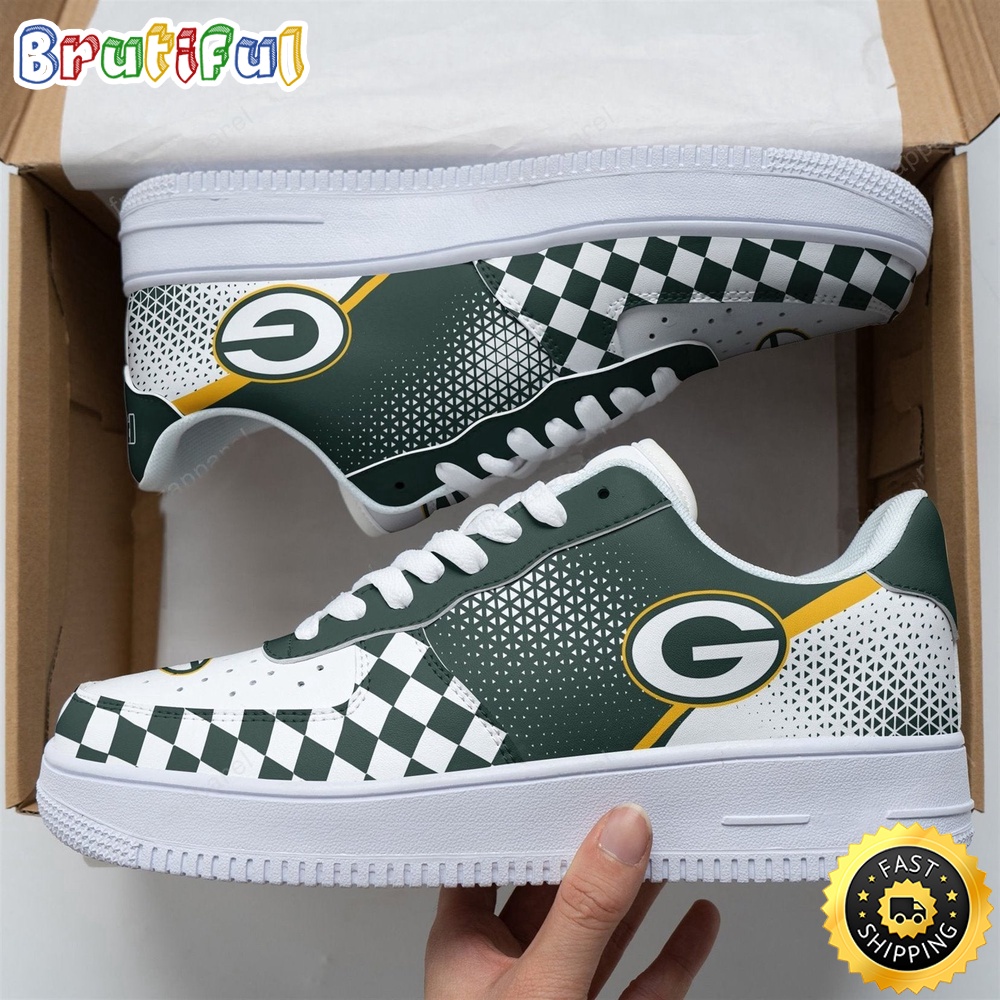 NFL Green Bay Packers Air Force 1 Shoes Football Sports Shoes 1