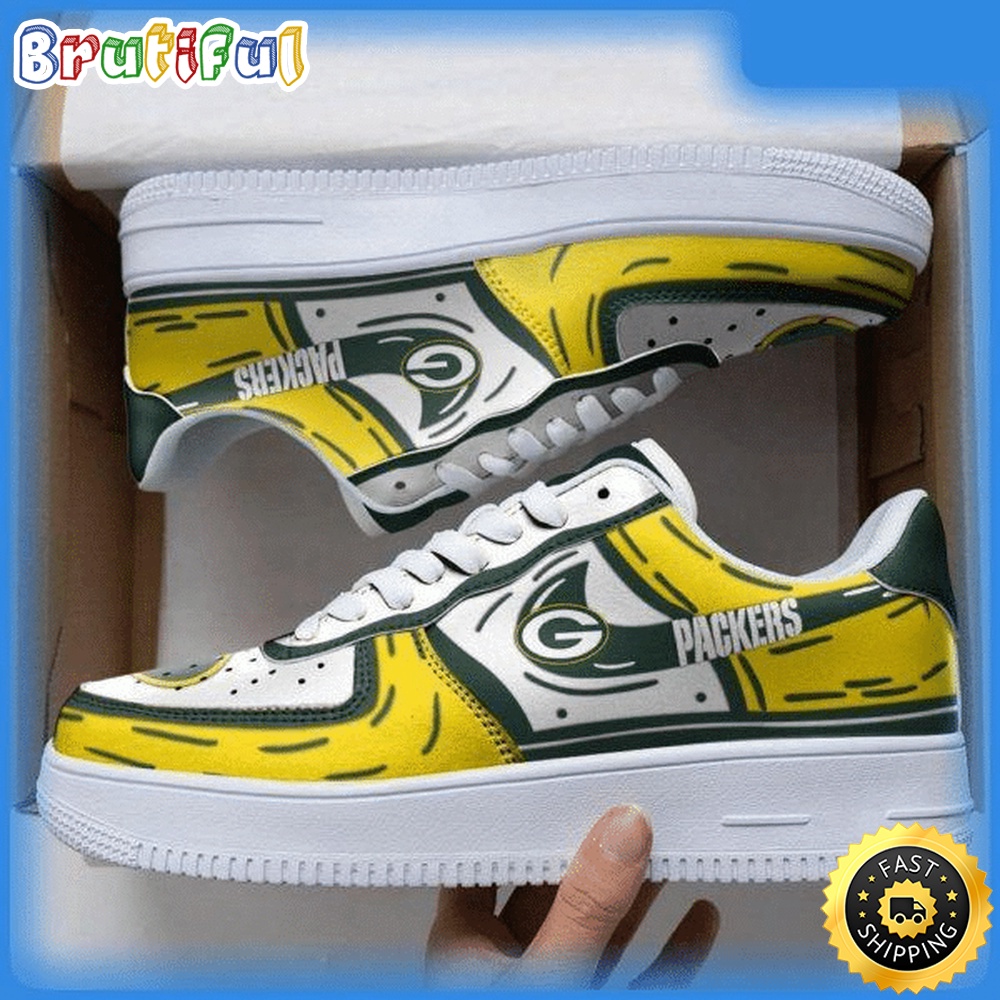 NFL Green Bay Packers Air Force 1 Shoes Sneaker Trending For Fans 1