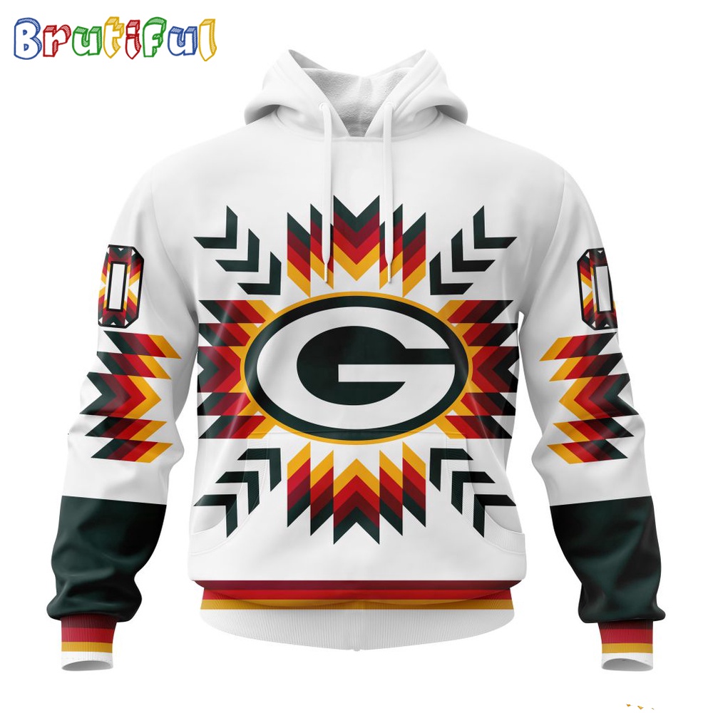 NFL Green Bay Packers Hoodie Special Design With Native Pattern 1