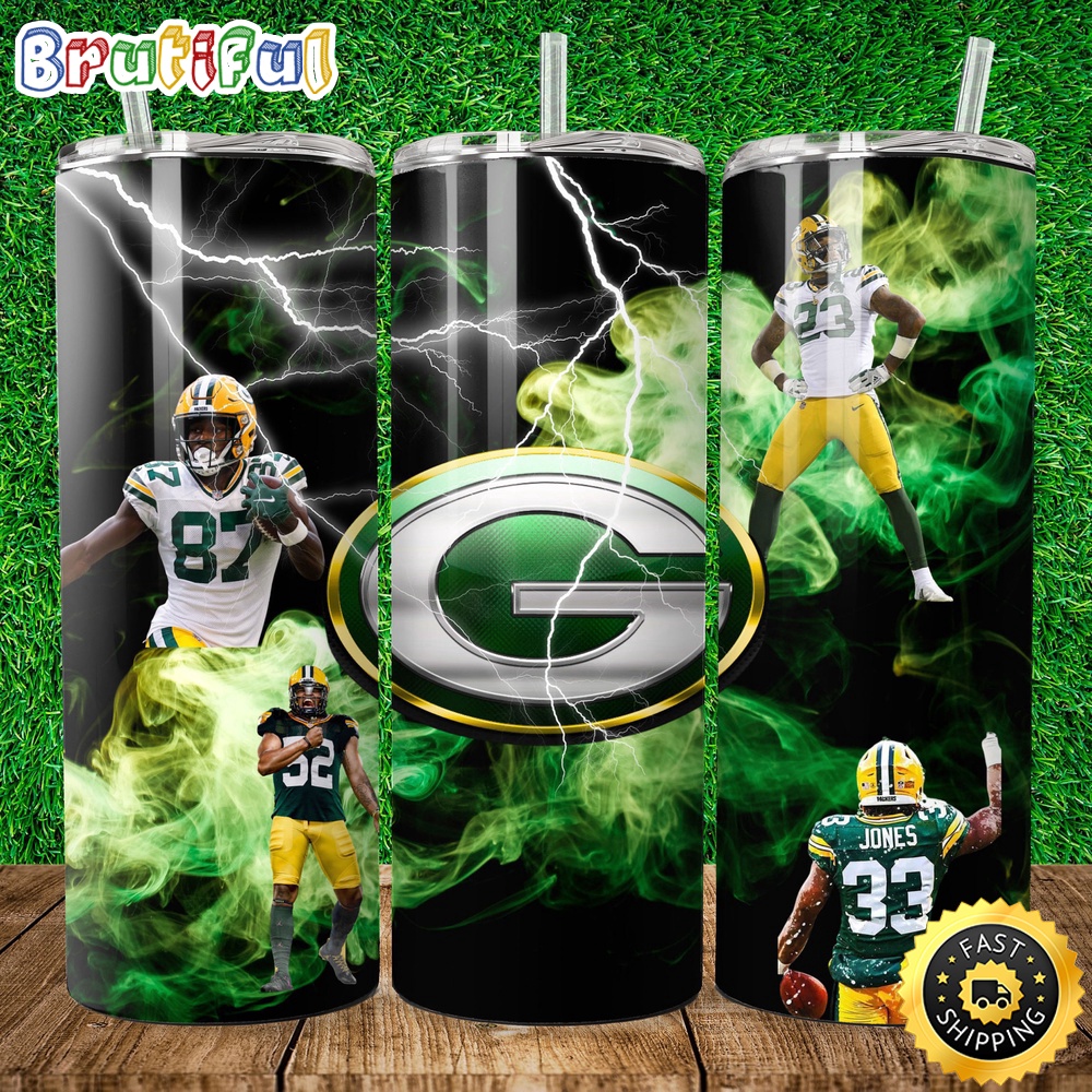 NFL Green Bay Packers Tumbler Skinny Sleek Travel Tumbler