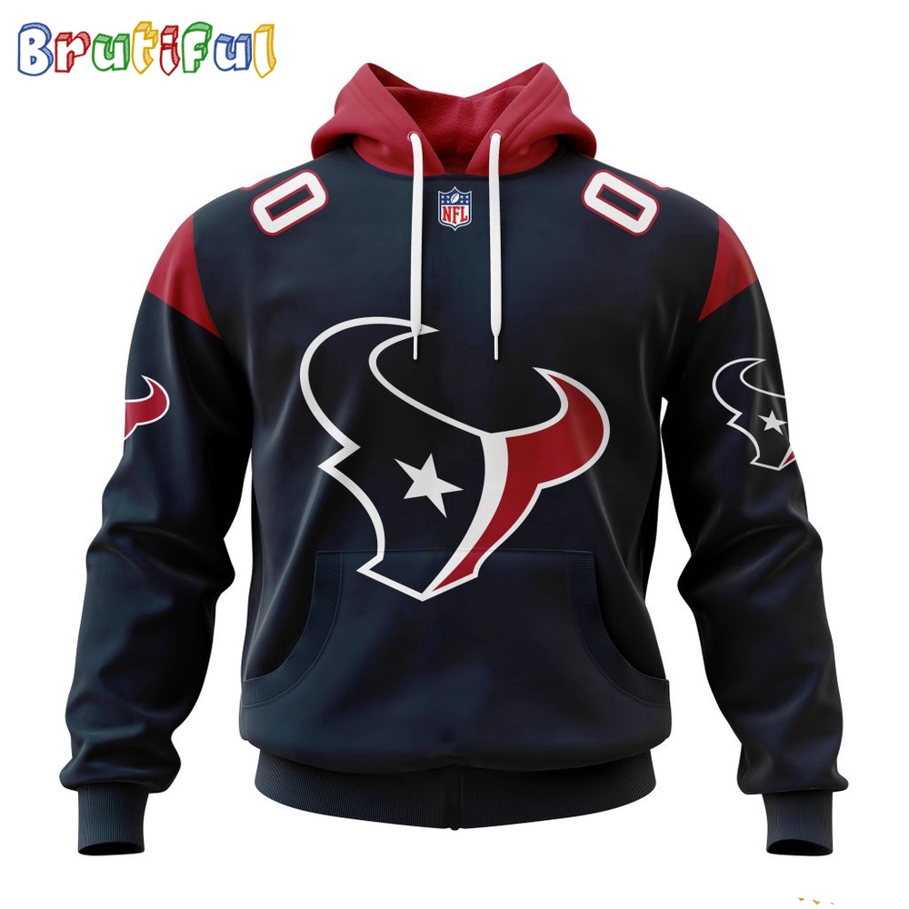 NFL Houston Texans Hoodie 2024 Personalized Name And Number Unisex Hoodie 1