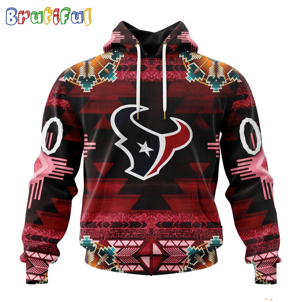 NFL Houston Texans Hoodie Special Native Costume Design Hoodie 1