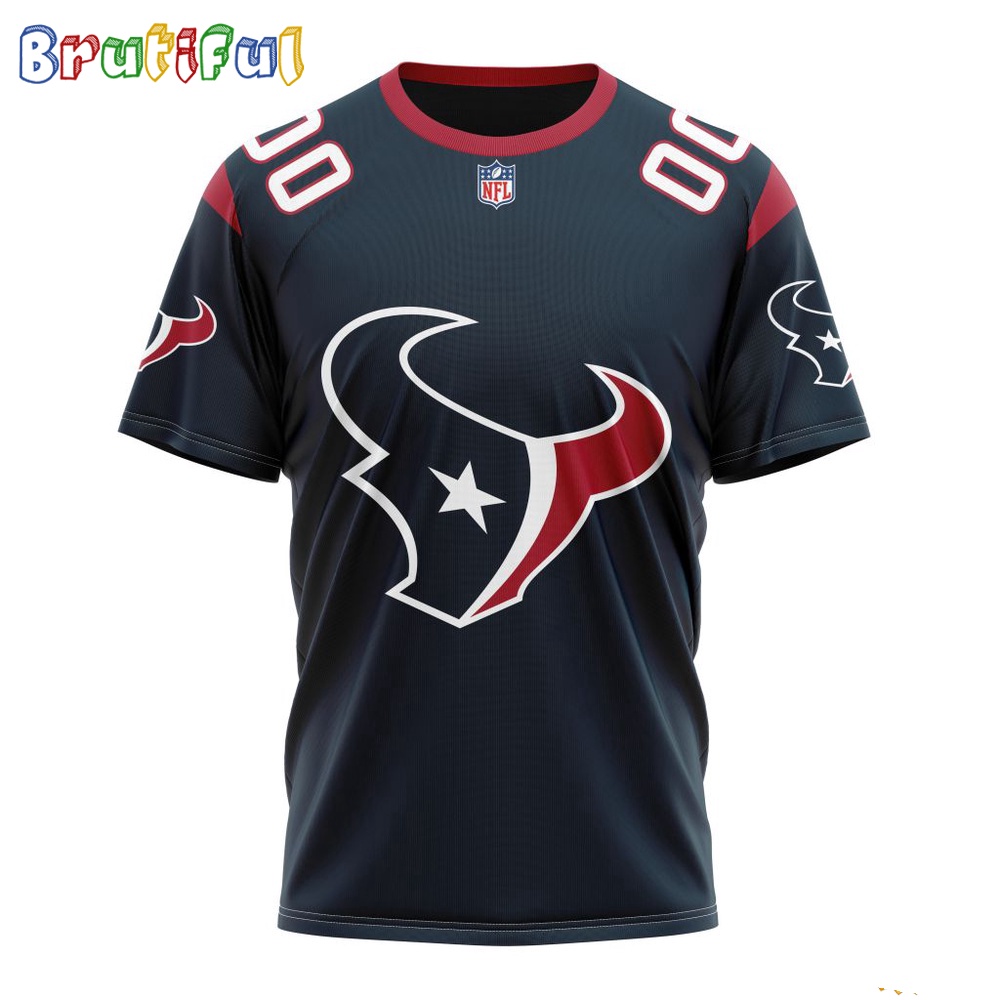 NFL Houston Texans T Shirt 2024 Personalized Name And Number Unisex T Shirt 1