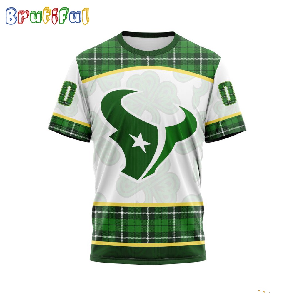 NFL Houston Texans T Shirt Special Design For St Patrick Day 1
