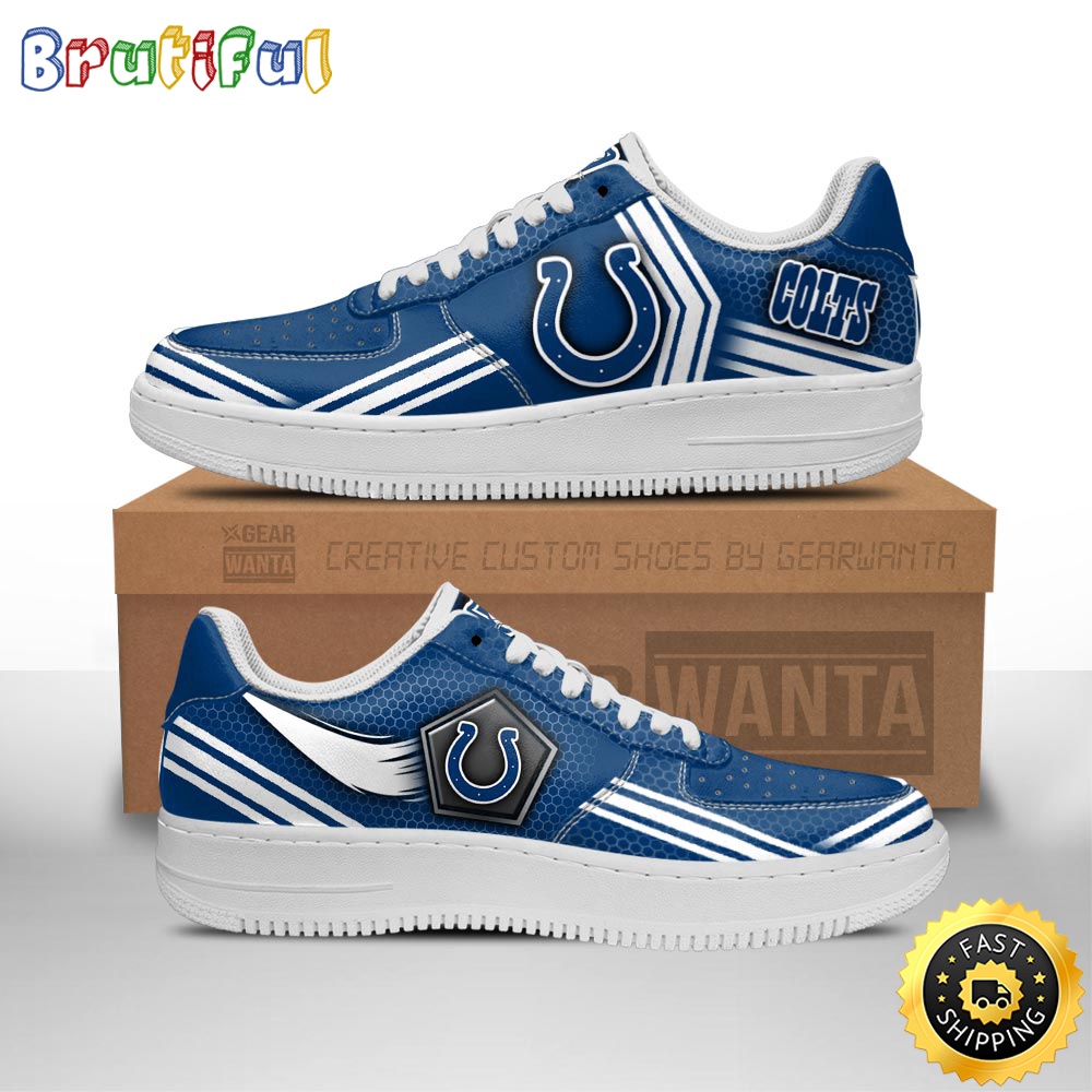 NFL Indianapolis Colts Air Force 1 Shoes Air Sneakers For Fans 1