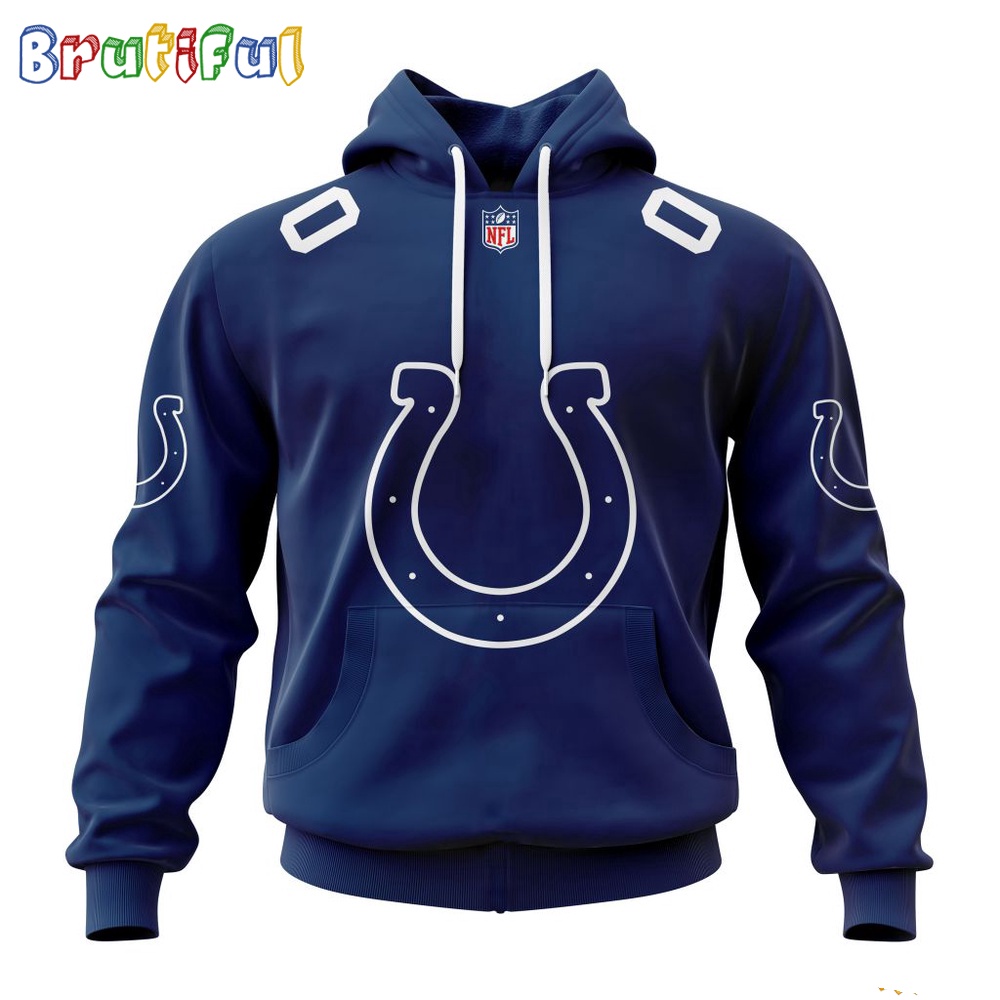NFL Indianapolis Colts Hoodie 2024 Personalized Name And Number Unisex Hoodie 1