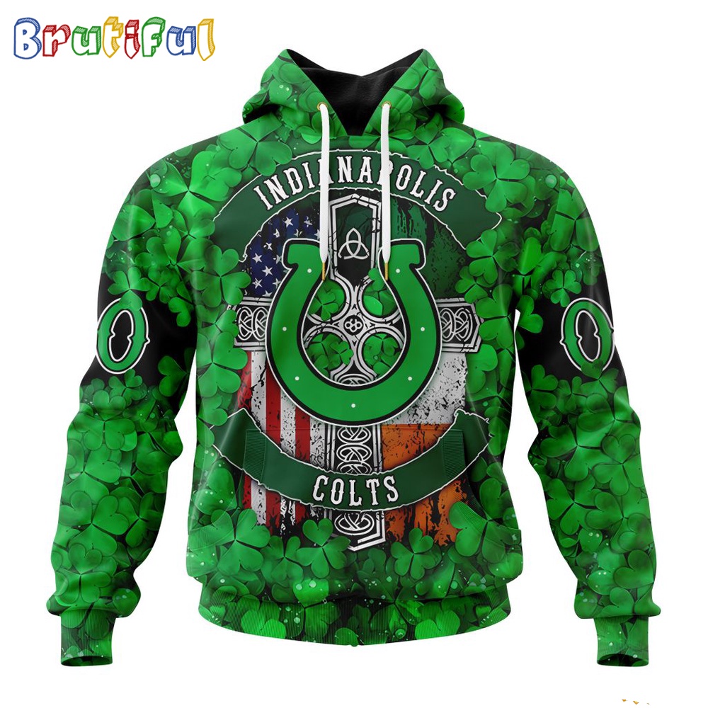 NFL Indianapolis Colts Hoodie Special Design Hoodie St Patrick Day 1