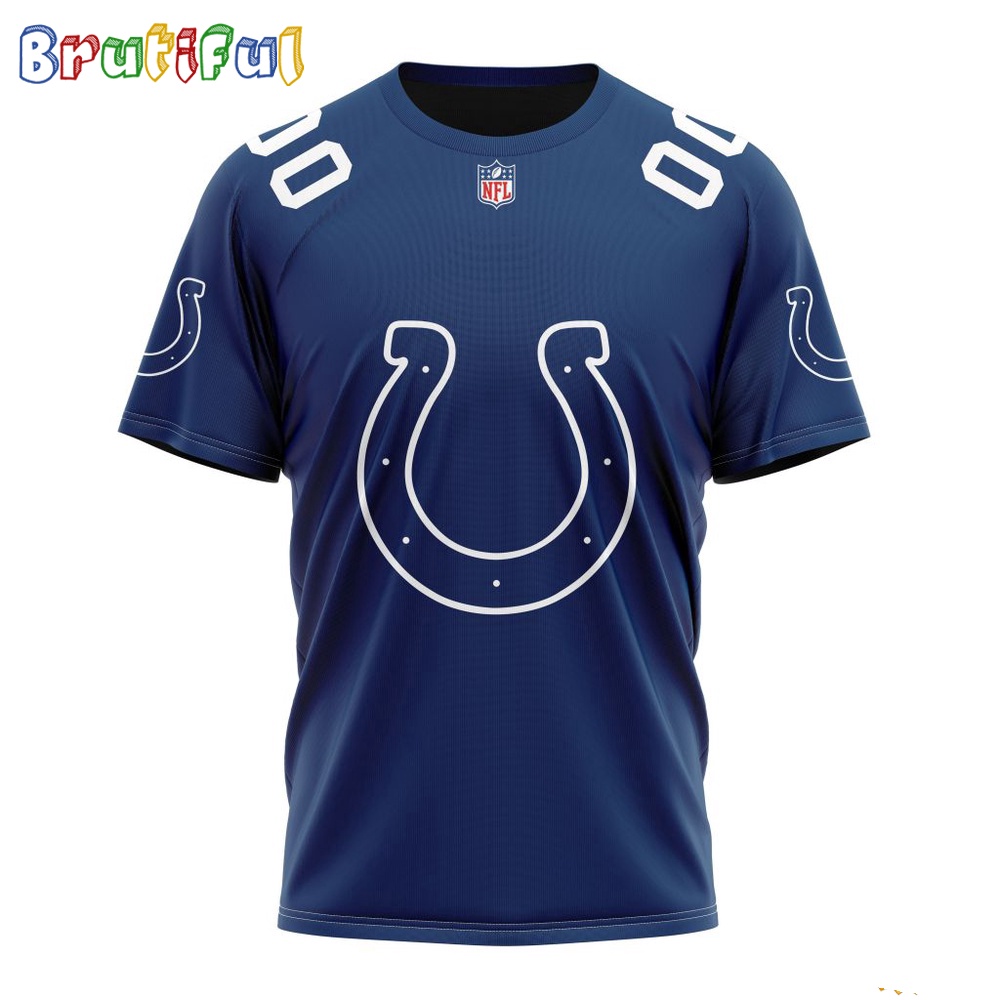 NFL Indianapolis Colts T Shirt 2024 Personalized Name And Number Unisex T Shirt 1