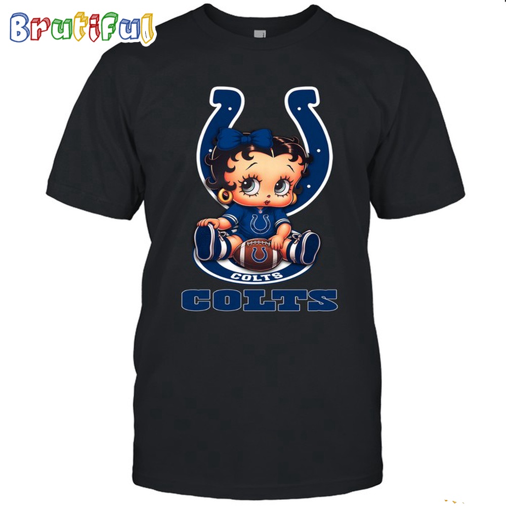 NFL Indianapolis Colts T Shirt Betty Boop Football Tshirt