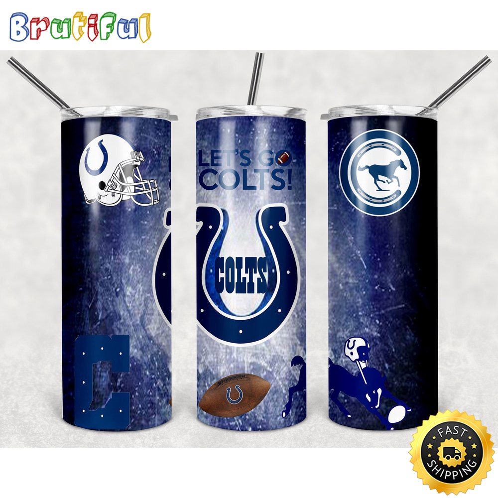 NFL Indianapolis Colts Tumbler Skinny Tumbler Chic Tumbler Cups
