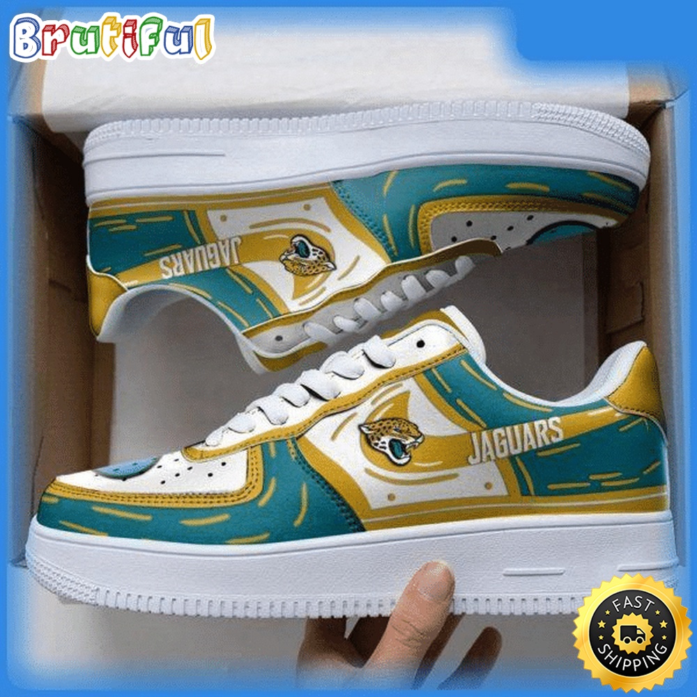 NFL Jacksonville Jaguars Air Force 1 Shoes Sneaker Trending For Fans 1