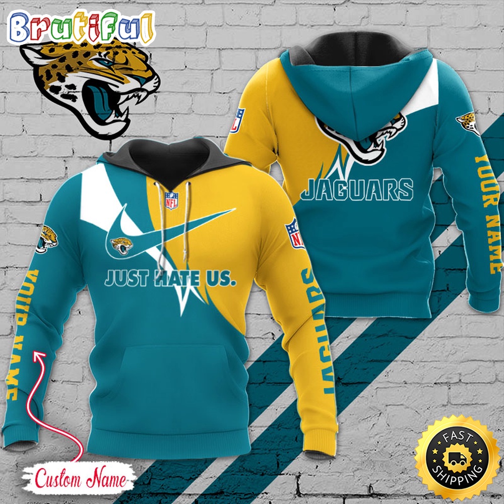 NFL Jacksonville Jaguars Hoodie Just Hate US Sport Hoodie