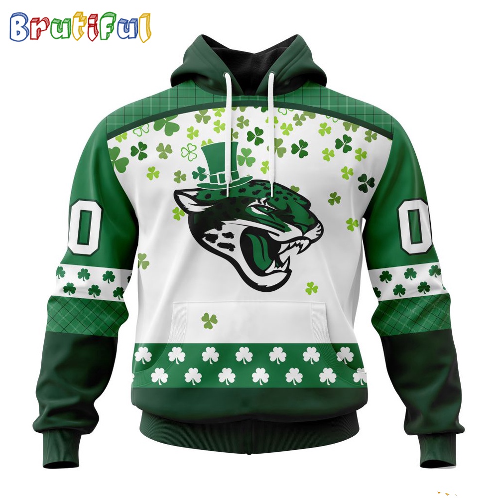 NFL Jacksonville Jaguars Hoodie Special Design For St Patrick Day 1