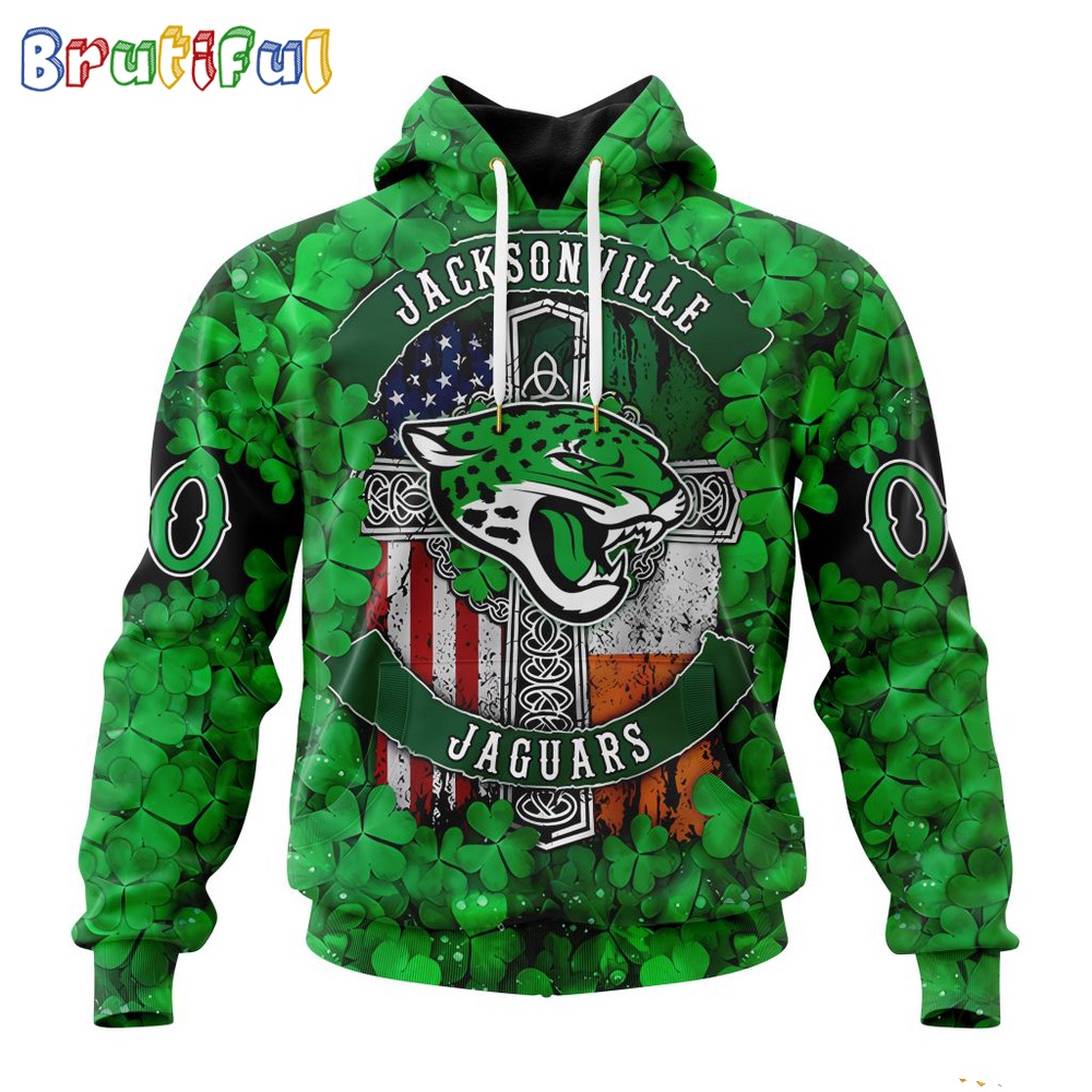 NFL Jacksonville Jaguars Hoodie Special Design Hoodie St Patrick Day 1