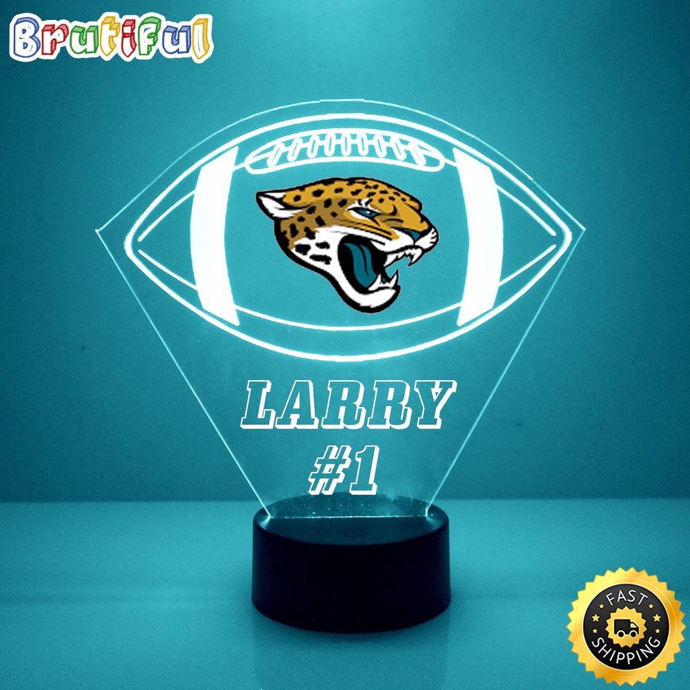 NFL Jacksonville Jaguars Night Light Football LED Light