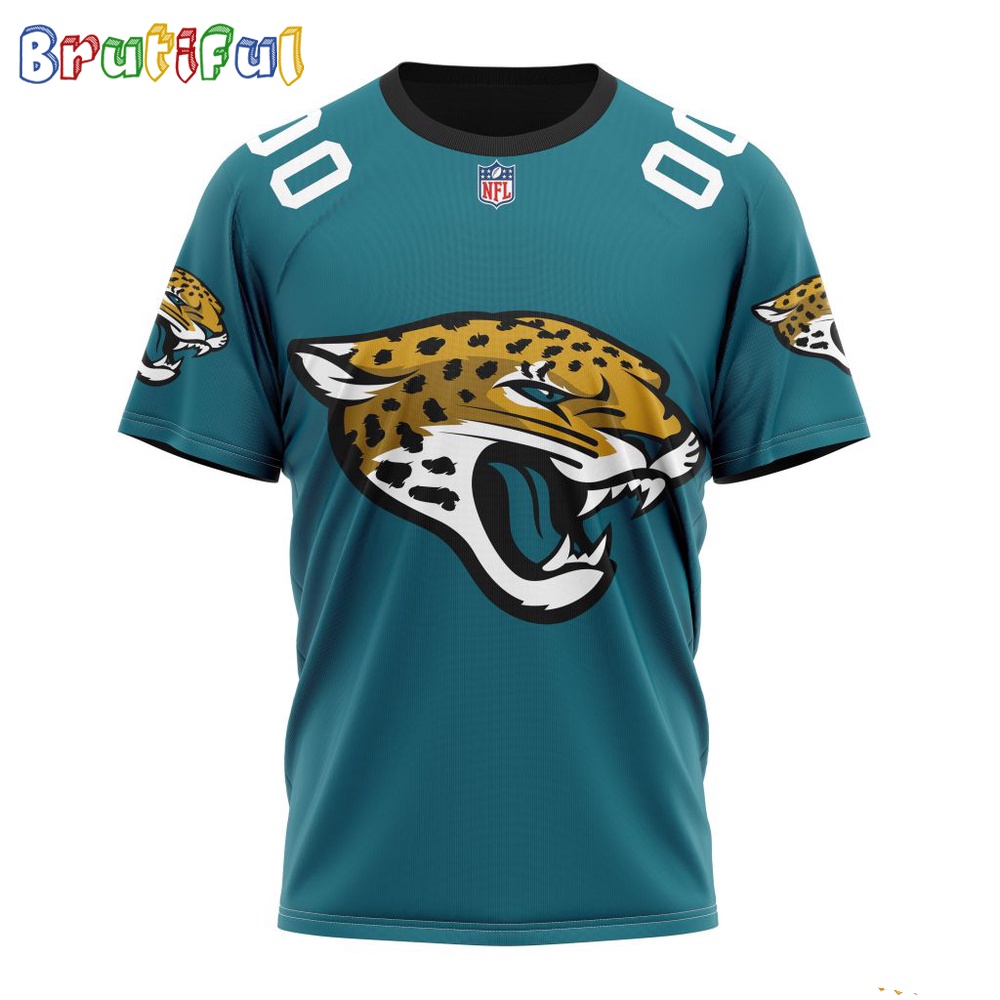 NFL Jacksonville Jaguars T Shirt 2024 Personalized Name And Number Unisex T Shirt 1