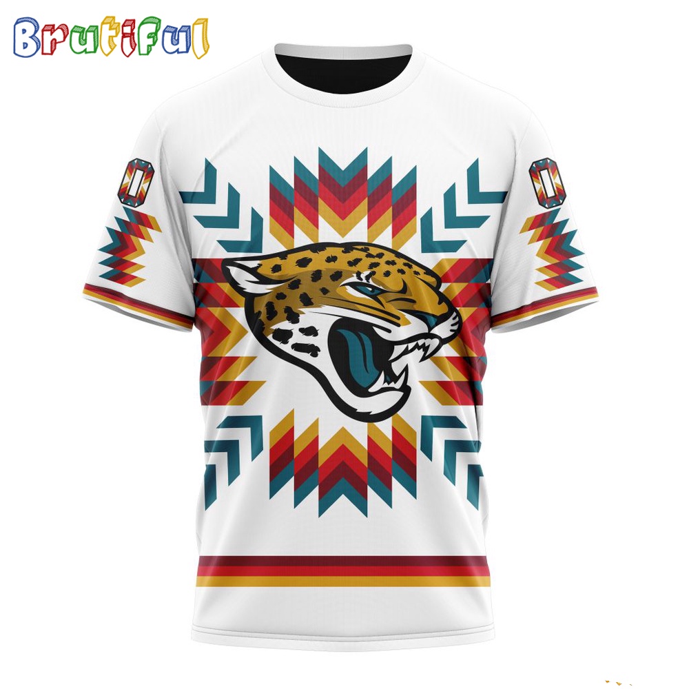 NFL Jacksonville Jaguars T Shirt Special Design With Native Pattern 1