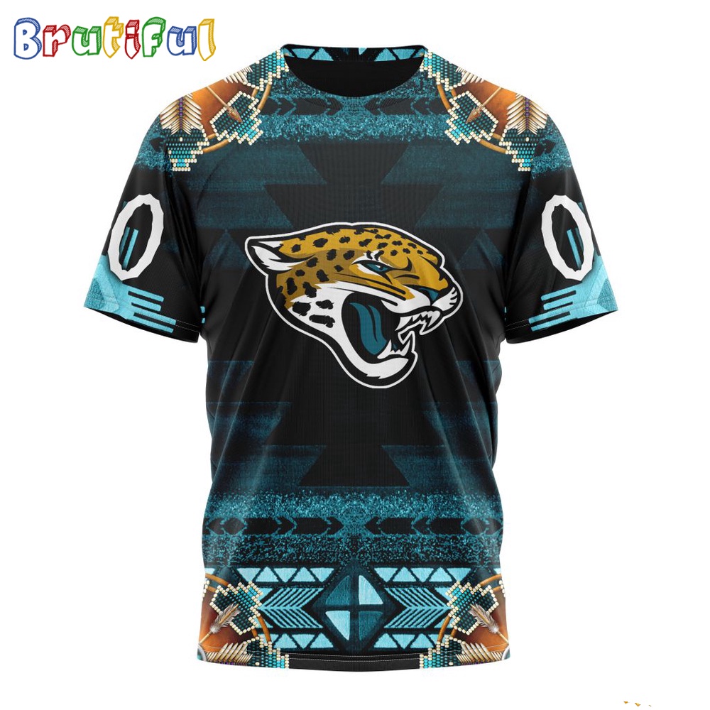 NFL Jacksonville Jaguars T Shirt Special Native Costume Design T Shirt 1
