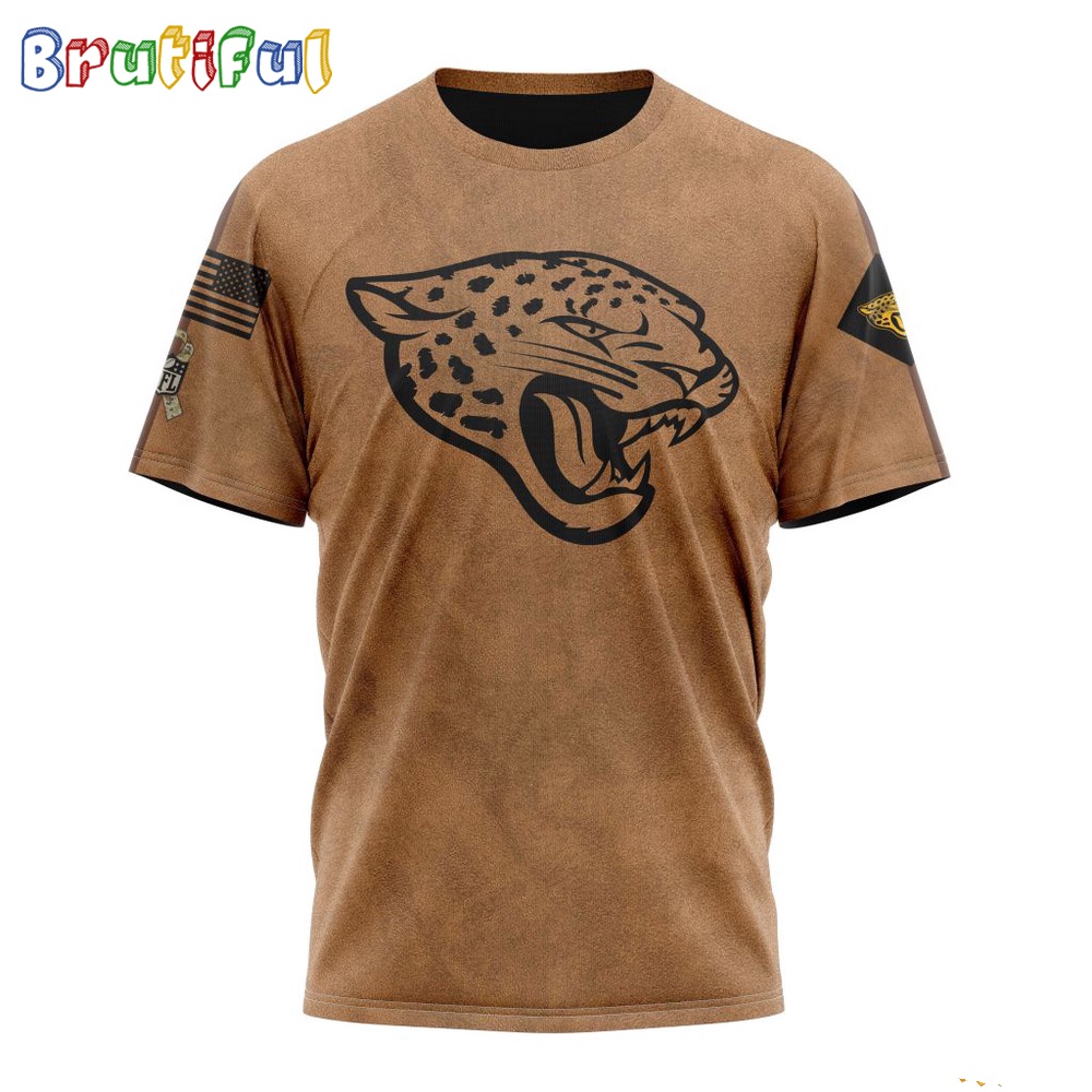 NFL Jacksonville Jaguars T Shirt Special Salute To Service For Veterans Day Full Printed T Shirt 1