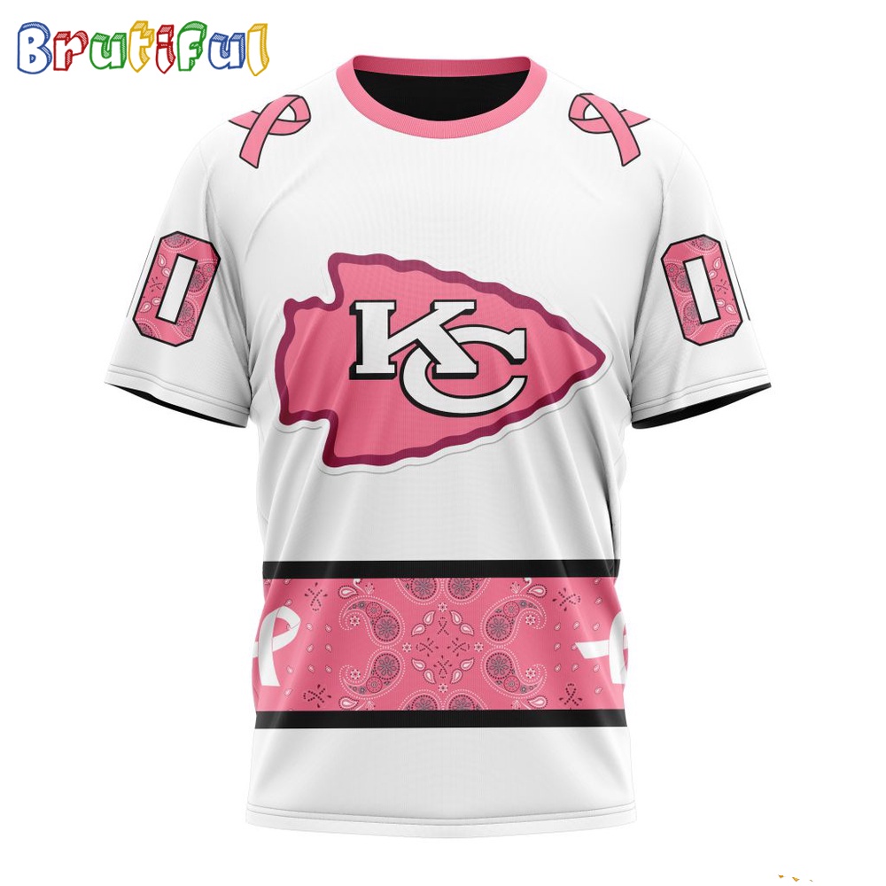 NFL Kansas City Chiefs T Shirt Special Pink Design Fight Breast Cancer 1