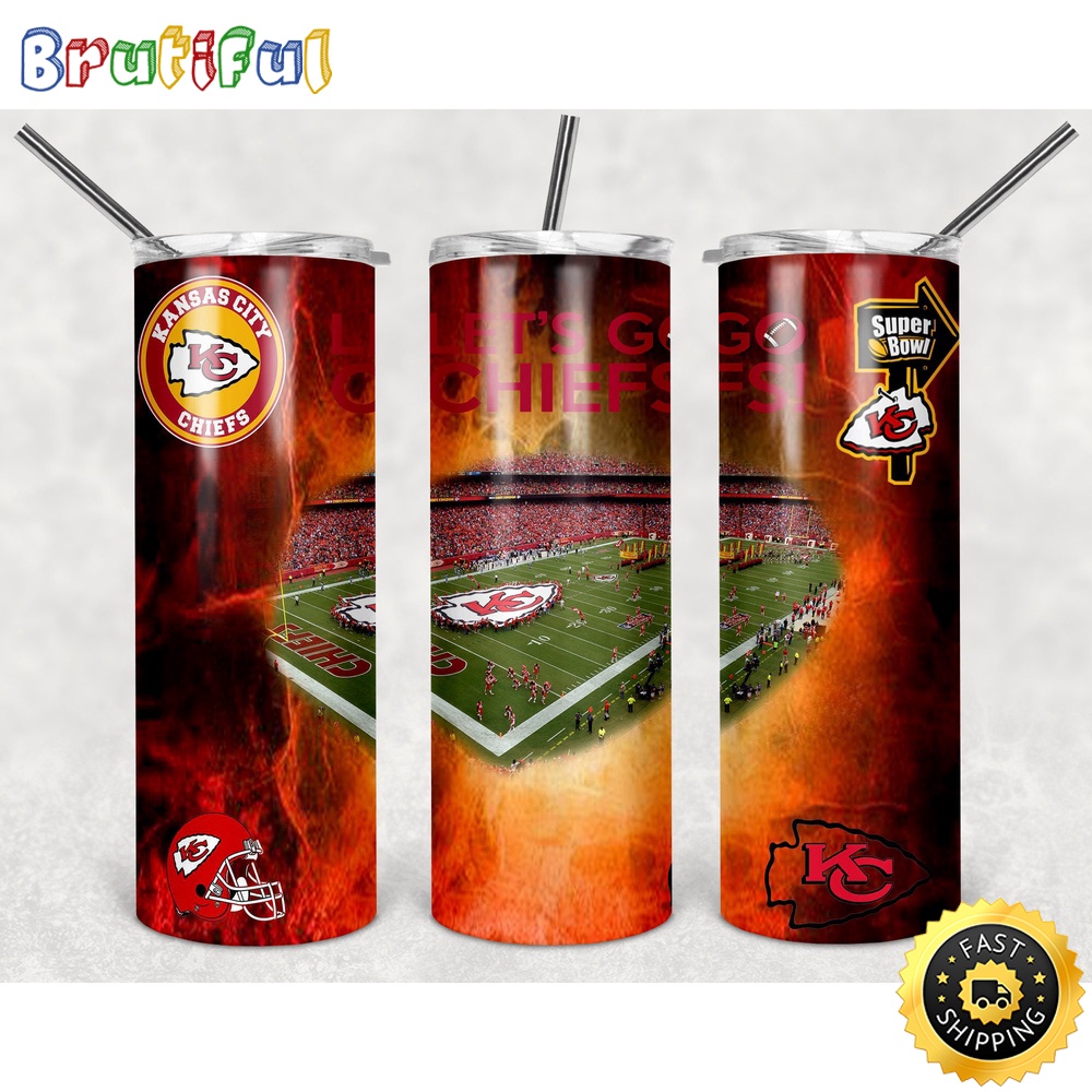 NFL Kansas City Chiefs Tumbler Skinny Tumbler Chic Tumbler Cups