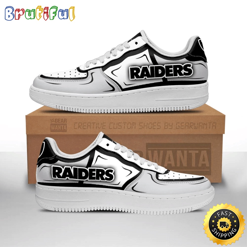 NFL Las Vegas Raiders Air Force 1 Shoes Football Sports Sneaker Shoes 1