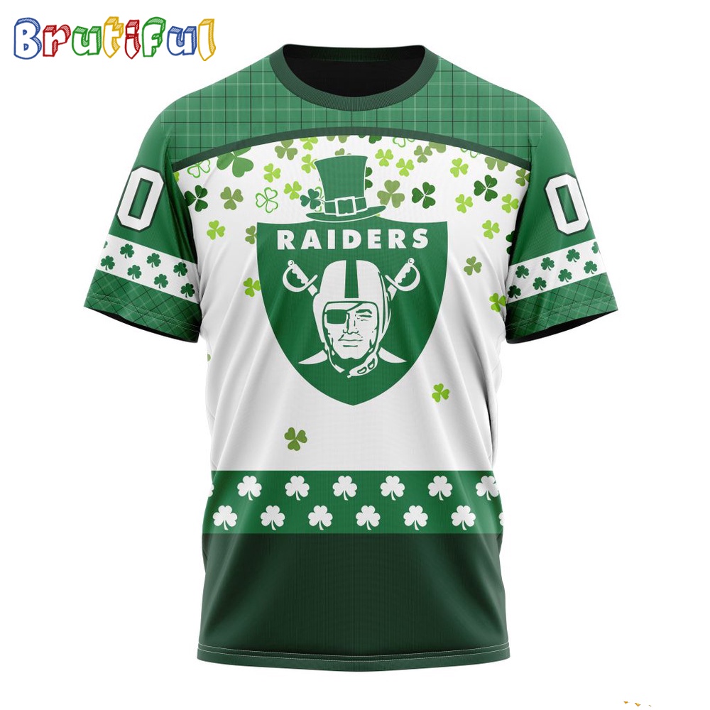NFL Las Vegas Raiders T Shirt Special Design T Shirt St Patrick Day 1