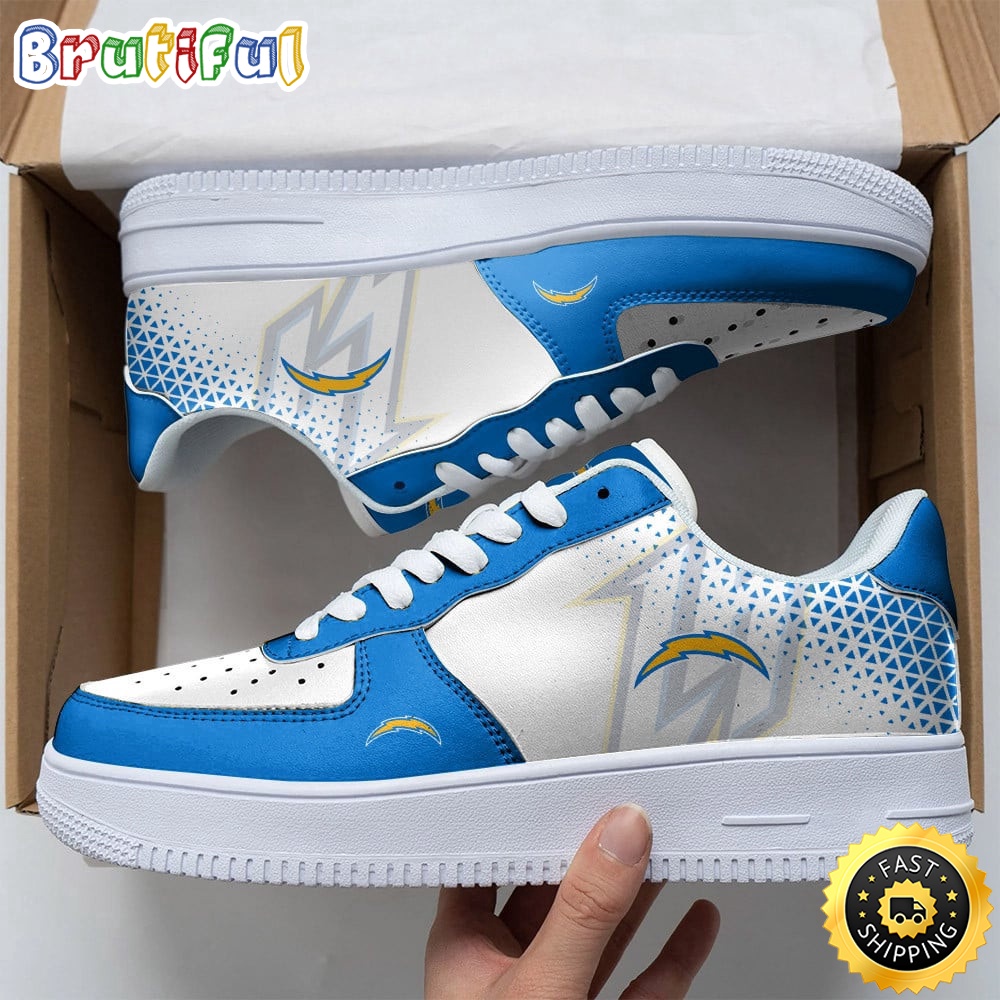 NFL Los Angeles Chargers Air Force 1 Shoes Classic Air Force Kicks 1